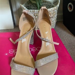 Shoedazzle Rhinestone Heel (worn once)